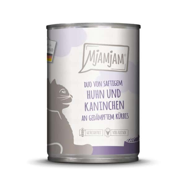 MjAMjAM DUO von Huhn & Kaninchen an Kürbis 6x400g