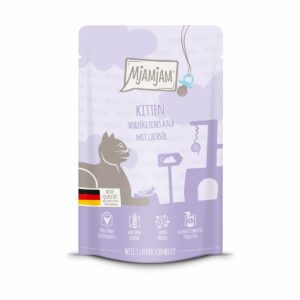 MjAMjAM Quetschie Kitten vorzügliches Kalb mit Lachsöl 12x125g