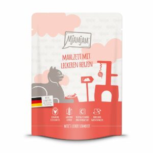 MjAMjAM Quetschie Mahlzeit mit leckeren Herzen 6x300g