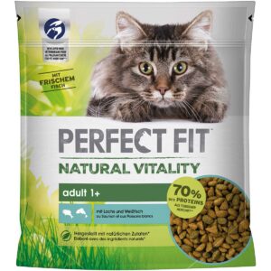 PERFECT FIT Katze Natural Vitality Adult 1+ mit Lachs und Weißfisch 6x650g