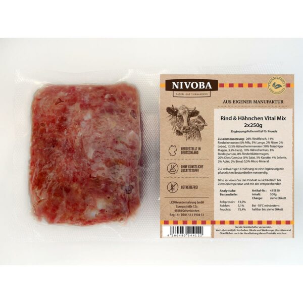 Nivoba Rind & Hähnchen Vital Mix 14x2x250g