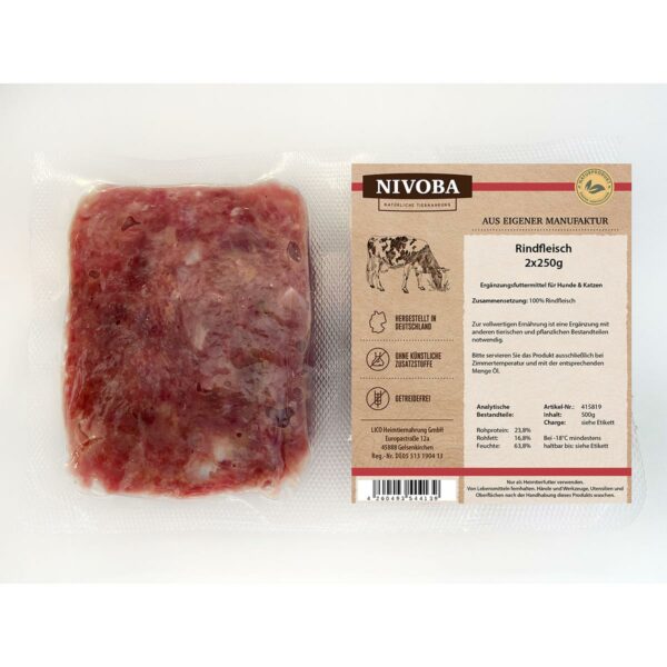 Nivoba Rindfleisch 28x2x250g