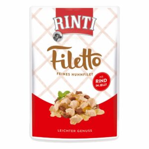 Rinti Filetto Huhn & Rind in Jelly 24x100g