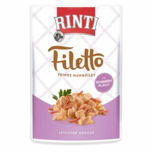 Rinti Filetto Huhn & Schinken in Jelly 24x100g