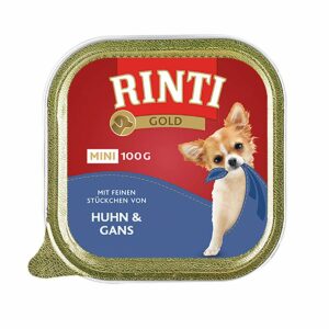 Rinti Gold Mini feine Stückchen von Huhn & Gans 16x100g