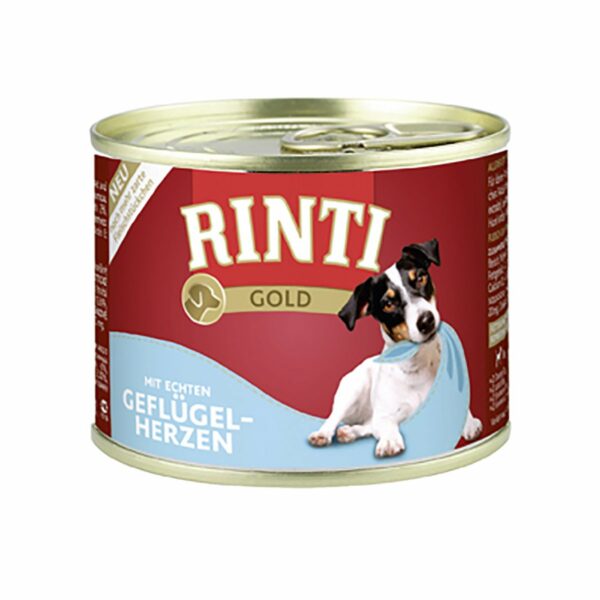 Rinti Gold echte Geflügelherzen 24x185g