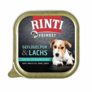 Rinti Feinest Geflügel pur & Lachs 22x150g