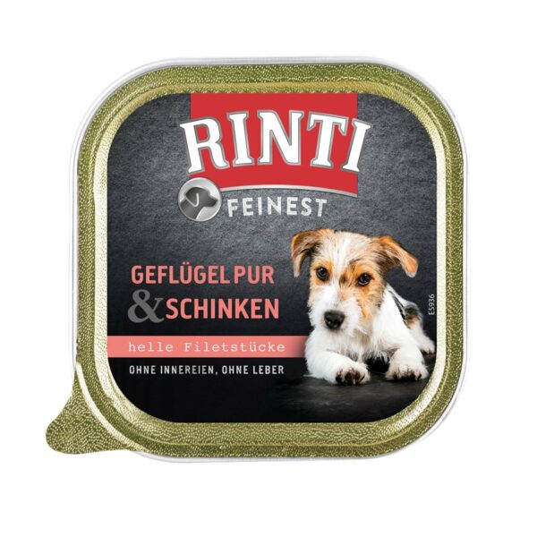 Rinti Feinest Geflügel pur & Schinken 22x150g