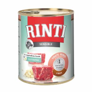 Rinti Sensible Rind & Reis 12x800g