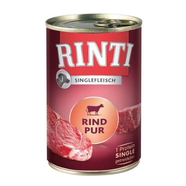 Rinti Singlefleisch Rind pur 24x400g