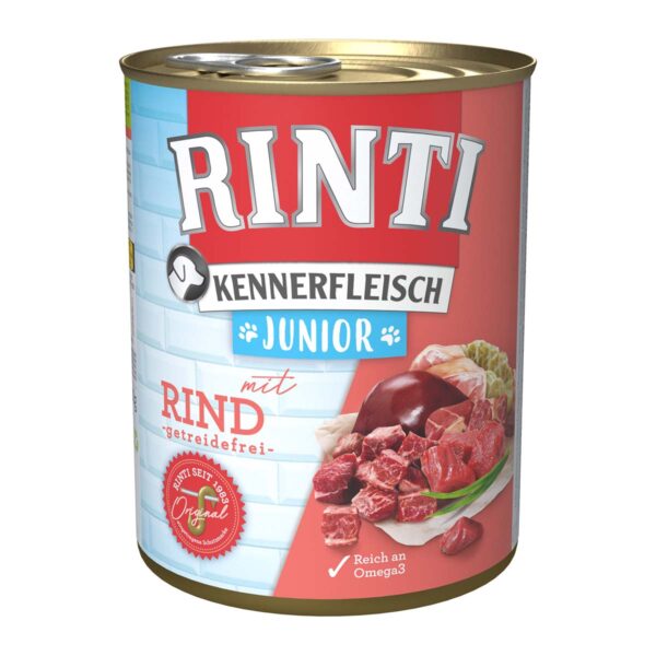 Rinti Kennerfleisch Junior mit Rind 12x800g