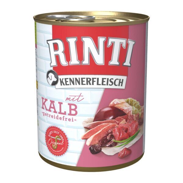 Rinti Kennerfleisch mit Kalb 24x800g