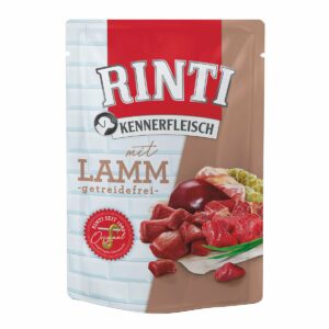 Rinti Kennerfleisch Junior mit Lamm Pouch 10x400g