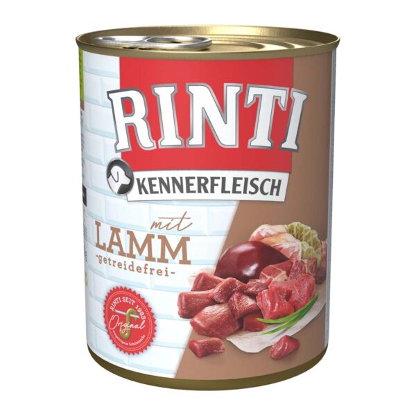 Rinti Kennerfleisch mit Lamm 12x800g