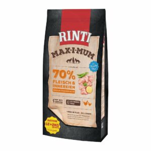 Rinti Max-i-Mum Huhn 12kg + 2kg gratis