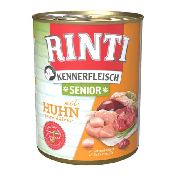 Rinti Kennerfleisch Senior mit Huhn 12x800g