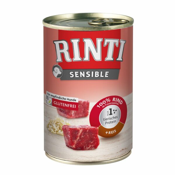 Rinti Sensible Rind & Reis 12x400g