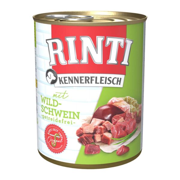 Rinti Kennerfleisch mit Wildschwein 12x800g