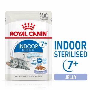 ROYAL CANIN INDOOR 7+ Sterilised in Gelee Nassfutter für Wohnungskatzen ab 7 Jahren 12x85g