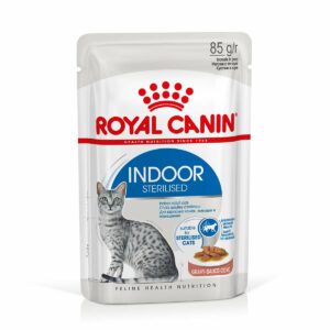 ROYAL CANIN INDOOR Sterilised in Soße Nassfutter für Wohnungskatzen 48x85g