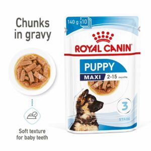 ROYAL CANIN MAXI PUPPY Welpenfutter nass für große Hunde 10x140g