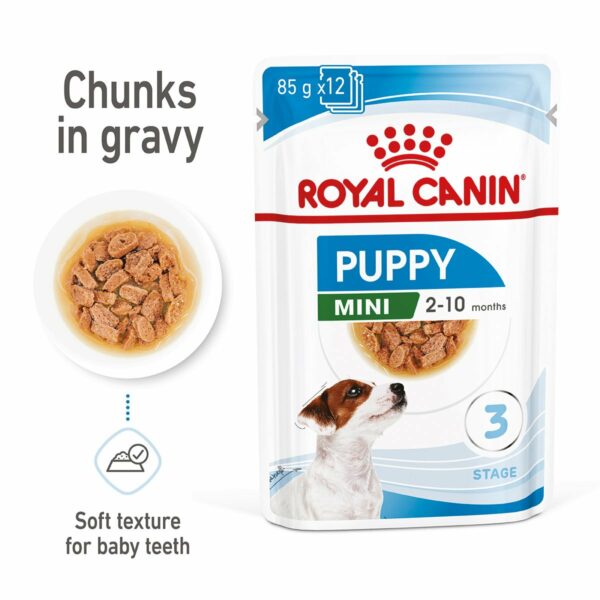 ROYAL CANIN Mini Puppy Welpenfutter Nass für kleine Hunde 12x85g