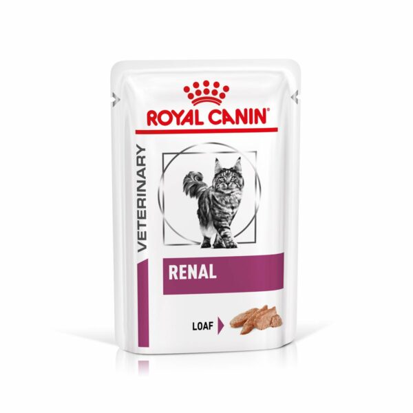 ROYAL CANIN® Veterinary RENAL Mousse Nassfutter für Katzen 48x85g