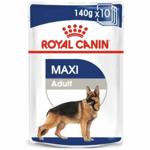 ROYAL CANIN MAXI ADULT Nassfutter für große Hunde 10x140g