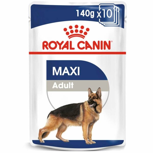 ROYAL CANIN MAXI ADULT Nassfutter für große Hunde 20x140g