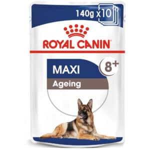 ROYAL CANIN MAXI Ageing 8+ Nassfutter für ältere große Hunde 10x140g