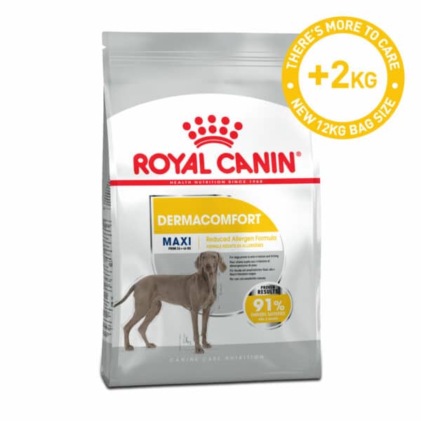 ROYAL CANIN DERMACOMFORT MAXI Trockenfutter für große Hunde mit empfindlicher Haut 12kg