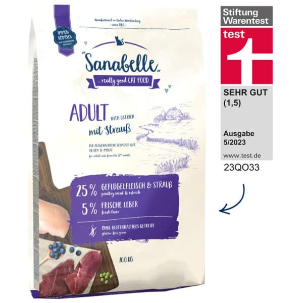 Sanabelle Adult Strauß 2x10kg