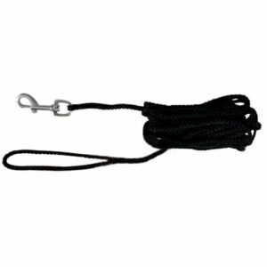 Trixie Schleppleine Nylon schwarz 10m