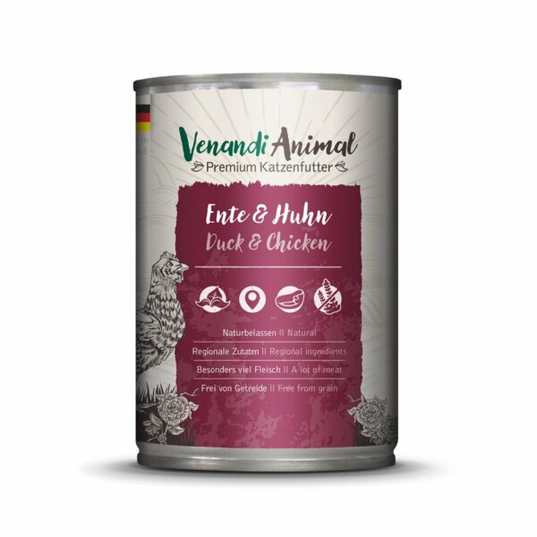 Venandi Animal – Ente & Huhn 24x400g