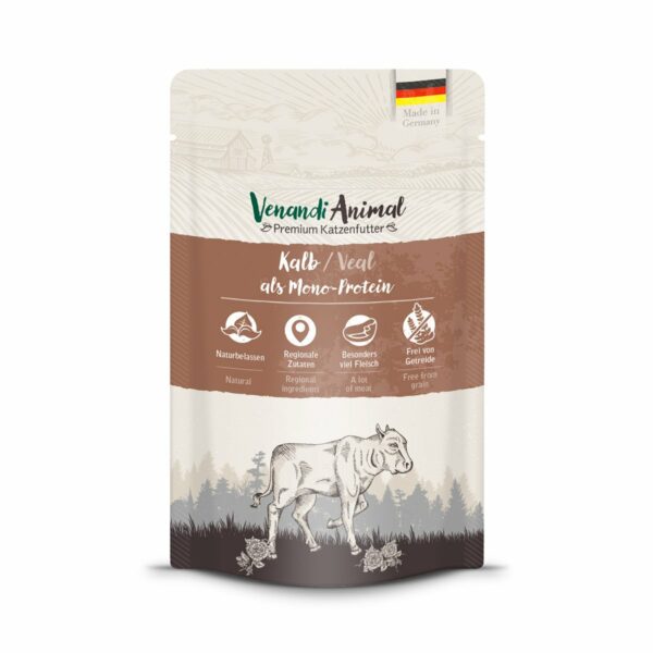 Venandi Animal - Kalb als Monoprotein 12x125g