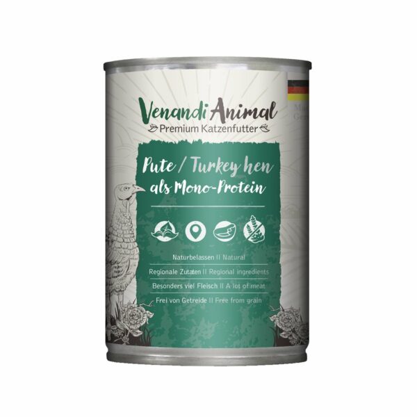 Venandi Animal Pute als Monoprotein 24x400g