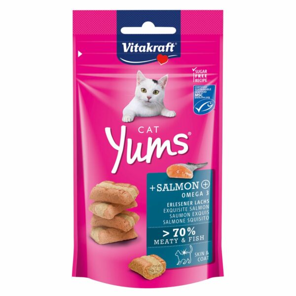 Vitakraft Katzensnack Cat Yums Lachs 9x40g