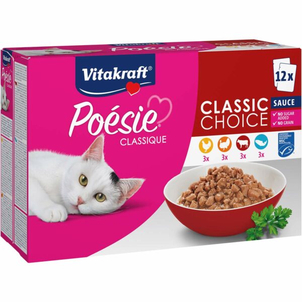 Vitakraft Poésie Classique in Sauce 12 x 85g