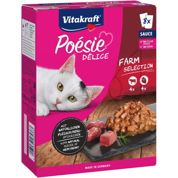 Vitakraft Poésie Délice Farm Selection 8x85g