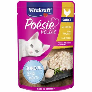 Vitakraft Poésie DéliSauce & Huhn Junior 23x85g