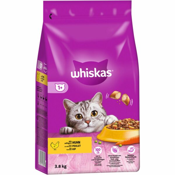 Whiskas Adult 1+ mit Huhn 3