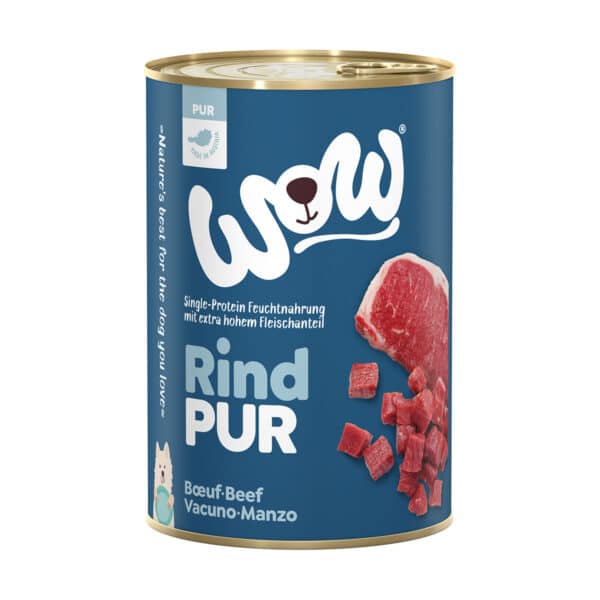 WOW Pur Rind 6x400g