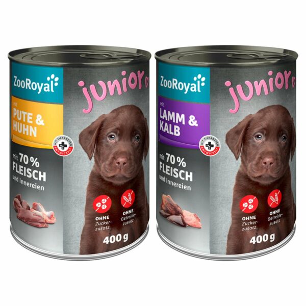 ZooRoyal Junior Mixpaket 6x400g