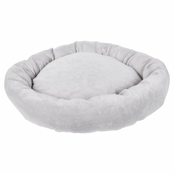 ZooRoyal Kuschelbett rund für Haustiere 95 cm grau