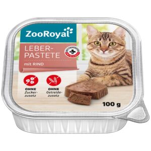 ZooRoyal Leberpastete mit Rind 16x100g