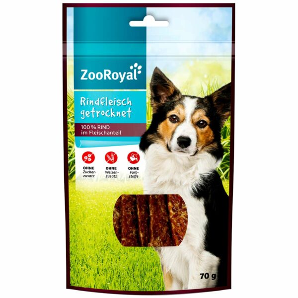 ZooRoyal Rindfleisch getrocknet 70g