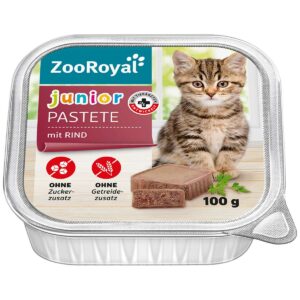 ZooRoyal Junior Pastete mit Rind 32x100g