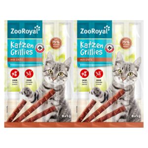 ZooRoyal Katzen-Grillies mit Ente 32x5g